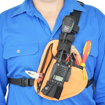 CB chest holster Two Ants CT100SLOE Pharaoh Left Orange