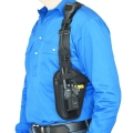 Two Ants Ghost Single Left - Two Way Radio Phone Side Holster with Zipper Pocket