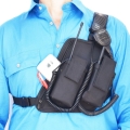 Two Ants Trap Jaw Double Enclosed Pouch Two Way Radio Phone Chest Harness