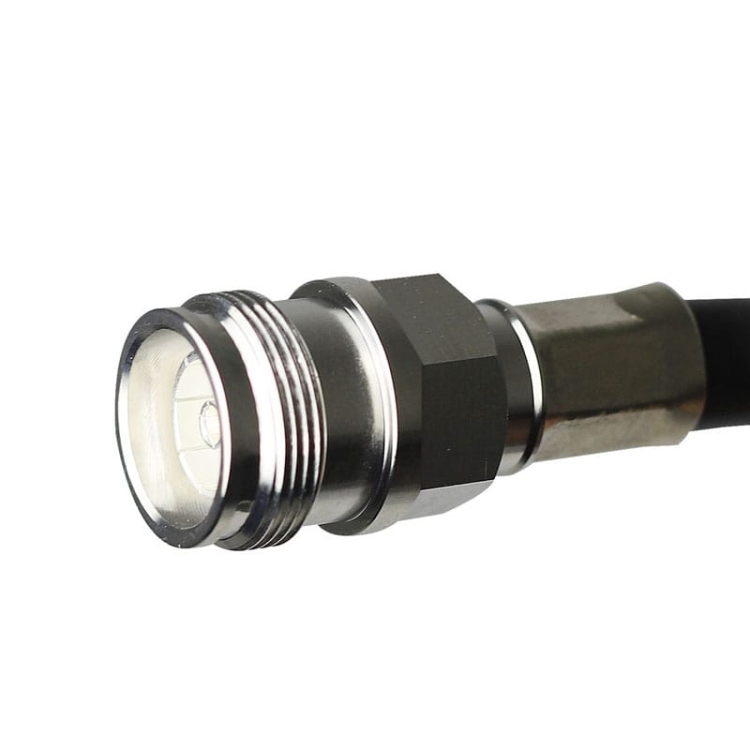 4.3-10 Female to CNT/LMR 400 Solder Crimp Connector - Pulse D43-112