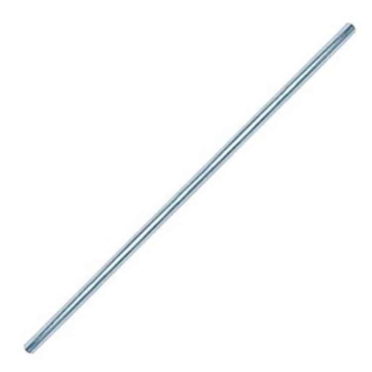 Galvanised steel antenna mast 1.8m tall 25mm diameter