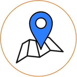 Representation of a site survey map