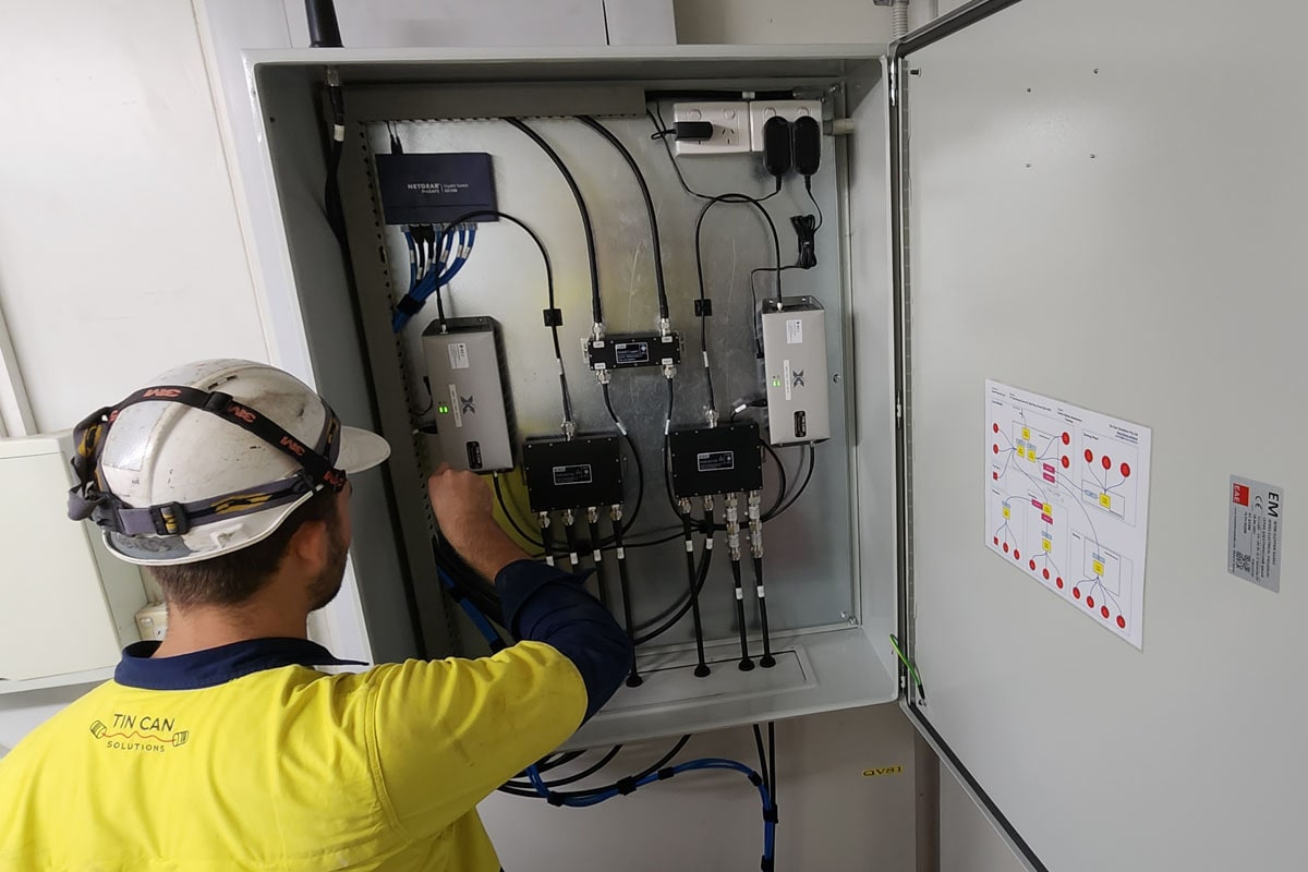 Commercial Cellular Repeater Installation by Tin Can Solutions